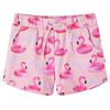 vidaXL Short enfants cordon de serrage rose clair 92