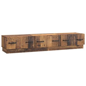 vidaXL Meuble TV Bois ancien 147 x 34,5 x 27 cm Bois d'ing&eacute;nierie
