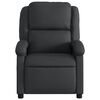 vidaXL Fauteuil de massage inclinable noir cuir v&eacute;ritable