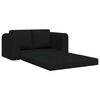 vidaXL Canap&eacute;-Lit 60cm Noir tissu