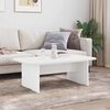 vidaXL Table basse Blanc 93 x 53 x 33 cm Bois d'ing&eacute;nierie