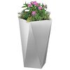 vidaXL Jardini&egrave;re Argent 40 x 40 x 75 cm Acier galvanis&eacute;