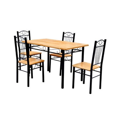 Table + 4 chaises en MDF