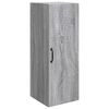 vidaXL Armoire Murale Sonoma gris 33 x 34,5 x 90 cm Bois d'ing&eacute;nierie