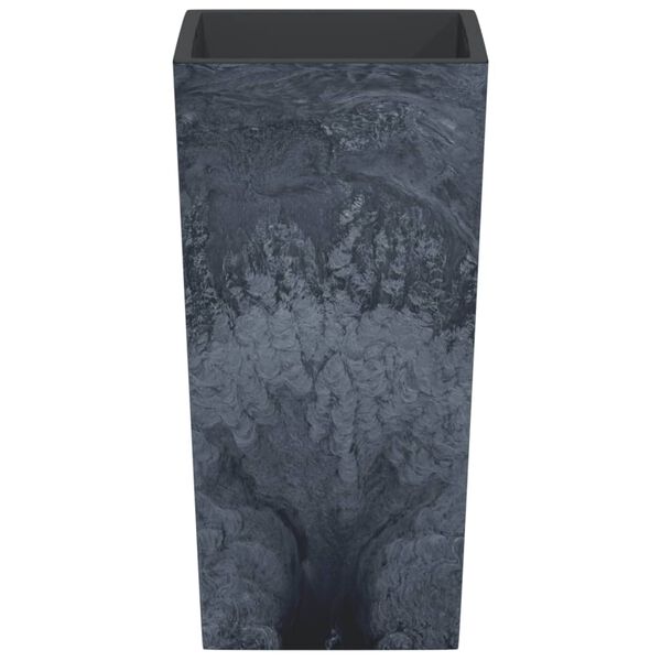 vidaXL Jardini&egrave;re et int&eacute;rieur amovible anthracite 21/49L aspect b&eacute;ton