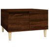 vidaXL Table basse ch&ecirc;ne marron 55x55x36,5 cm bois d'ing&eacute;nierie