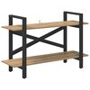 vidaXL &Eacute;tag&egrave;re 2 niveaux 100 x 33,5 x 64 cm Bois d'ing&eacute;nierie