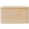 vidaXL Boîte en bois avec couvercle 40x30x23 cm bois de pin massif