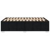 vidaXL Cadre de lit sans matelas noir 120x190 cm tissu