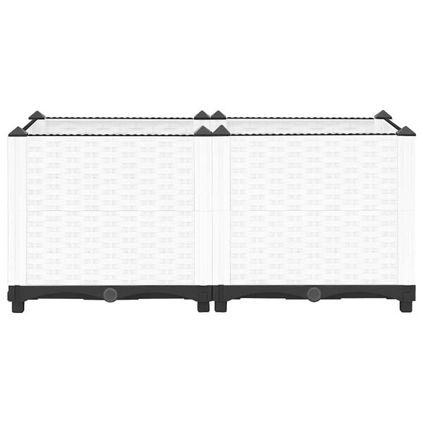 vidaXL Lit surélevé 80x40x38 cm Polypropylène