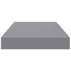 vidaXL &Eacute;tag&egrave;re murale flottante gris 40x23x3,8 cm MDF
