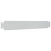 vidaXL Cl&ocirc;ture flexible de pelouse 5 pcs Acier galvanis&eacute; 100x14 cm