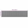 vidaXL Tapis de couloir Gris fonc&eacute; 50x250 cm