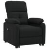 vidaXL Fauteuil Noir Tissu