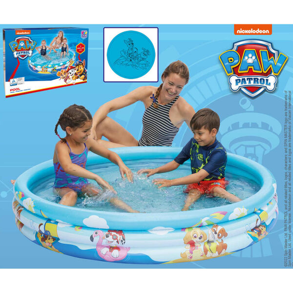 Paw Patrol Piscine &agrave; 3 anneaux Mighty Pups 150x25 cm