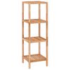 vidaXL &Eacute;tag&egrave;re de salle de bain 36x36x112 cm Bois massif de noyer
