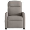 vidaXL Fauteuil inclinable &eacute;lectrique Taupe Tissu