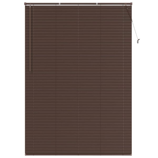 vidaXL Store V&eacute;nitien Marron fonc&eacute; avec motif 213 x 150 cm PVC