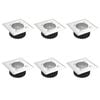 vidaXL Spots de sol carr&eacute;s 6 pcs