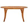 vidaXL Ensemble de salle &agrave; manger de jardin 5 pi&egrave;ces 150 x 90 cm Bois d'acacia massif