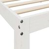 vidaXL Lit biblioth&egrave;que sans matelas blanc 180x200 cm bois pin massif