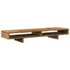vidaXL Support de moniteur vieux bois 100x27x15 cm bois d'ing&eacute;nierie