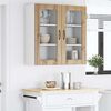 vidaXL Armoire de cuisine 2 pcs Ch&ecirc;ne artisanal 40 x 31 x 80 cm