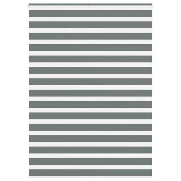 vidaXL Store z&egrave;bre gris fonc&eacute; largeur du tissu 160,9 cm polyester