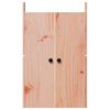 vidaXL Porte de cuisine 2 pcs Marron 50 x 9 x 82 cm douglas massif