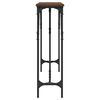 vidaXL Table console ch&ecirc;ne marron 140x23x75 cm bois d'ing&eacute;nierie