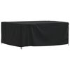 vidaXL Housse de salon de jardin noir 200x165x80 cm oxford 420D