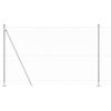 vidaXL Poteau de clôture. Argenté 25 x 1,4 m (maillage de 25 mm) Acier