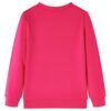Sweatshirt pour enfants rose vif 92