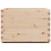 vidaXL Jardinière 70x70x49,5 cm bois de pin massif