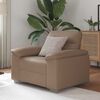 vidaXL Fauteuil cappuccino 60 cm similicuir