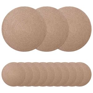 vidaXL Placemets en jute 50 pc Naturel 100 % jute Tossa