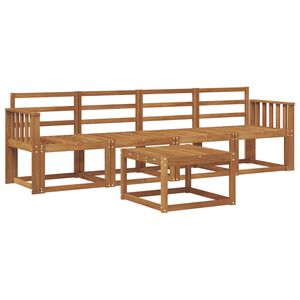 vidaXL Ensemble de canap&eacute;s d'ext&eacute;rieur 5 pcs Naturel