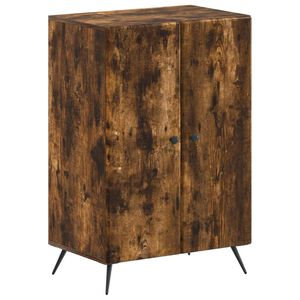 vidaXL Cabinet &agrave; chaussures BREDA 59,5 x 39,5 x 90 cm Ch&ecirc;ne fum&eacute;