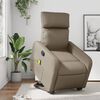 vidaXL Fauteuil inclinable de massage Cappuccino Similicuir