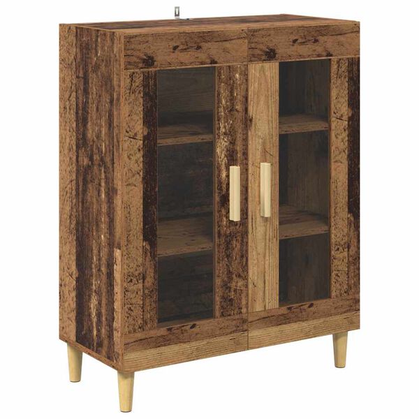 vidaXL Buffet Bois Ancien 69,5 x 34 x 90 cm Bois d'ing&eacute;nierie