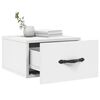vidaXL Tables de chevet murales 2 pcs blanc 35x35x20 cm