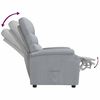 vidaXL Fauteuil inclinable Gris clair Tissu