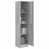 vidaXL Highboard Sonoma gris 35 x 39 x 168 cm Bois d'ingénierie