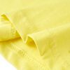 T-shirt pour enfants avec manches courtes jaune 140