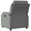 vidaXL Fauteuil de massage inclinable Gris foncé Tissu