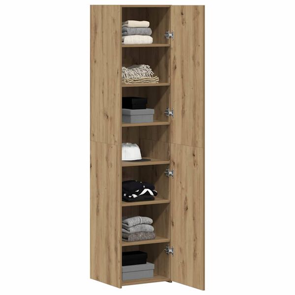 vidaXL Haut Armoire Ch&ecirc;ne artisanal 40 x 42,5 x 185 cm