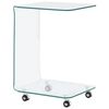 vidaXL Table basse 45x40x63 cm Verre tremp&eacute;