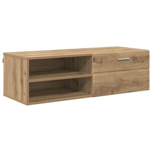 vidaXL Cabinet en Bois avec tiroir Ch&ecirc;ne artisanal 100,5 x 39 x 30 cm