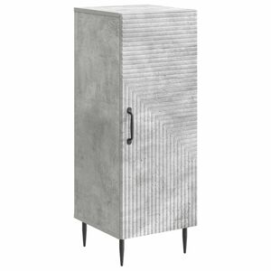 vidaXL Buffet Gris b&eacute;ton 33 x 34,5 x 89,5 cm Bois d'ing&eacute;nierie