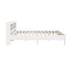 vidaXL Cadre de lit sans matelas blanc 180x200 cm bois massif de pin